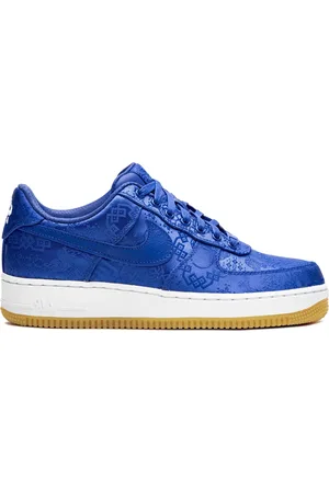 Nike Tenis Air Force 1 Blue Silk x Clot