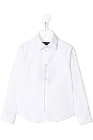 Emporio Armani Camisa con logo bordado