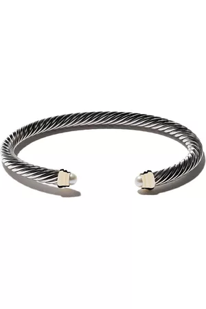 David Yurman Pulsera Classic Cable en oro amarillo de 14kt y plata de ley de 5mm