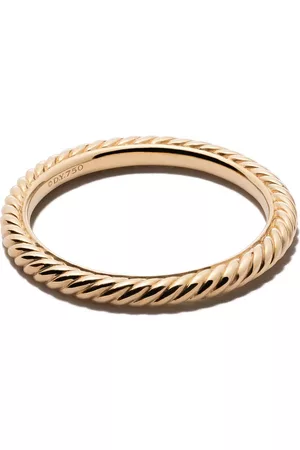 David Yurman Anillo de pila Cable Collectibles en oro amarillo de 18kt de 2mm