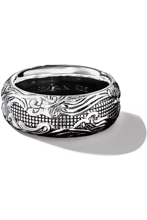 David Yurman Anillo Waves en plata de ley de 10mm