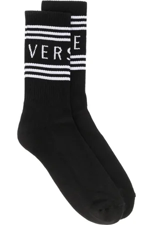 VERSACE Calcetines con logo estilo años 90