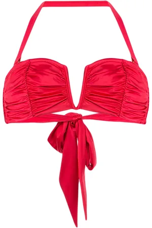 Duskii Top de bikini estilo bandeau