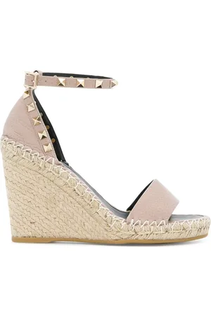 VALENTINO GARAVANI Sandalias Rockstud con cuña de 95mm