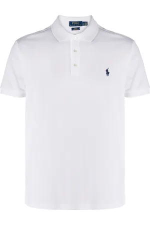 Ralph Lauren Playera tipo polo de piqué