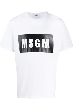 Msgm Playera recta con logo