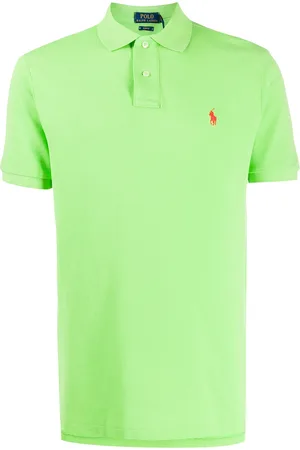 Ralph Lauren Playera tipo polo con logo bordado