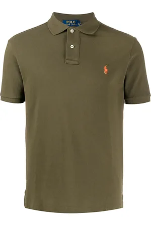 Ralph Lauren Playera tipo polo de piqué