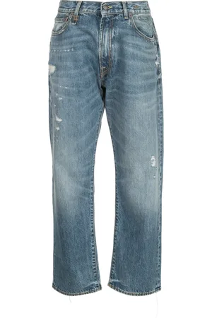 R13 Jeans boyfriend con tiro medio