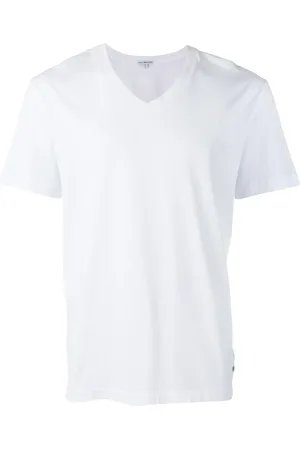 James Perse Playera con cuello en V
