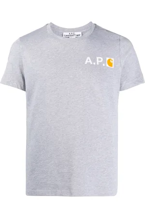 A.P.C. Playera manga corta con logo