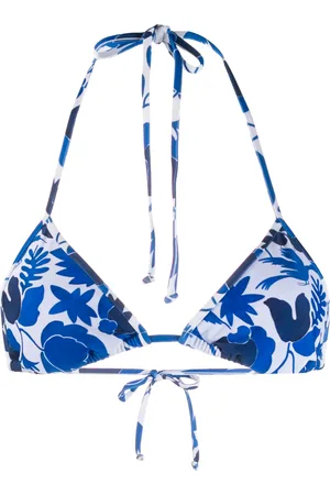La DoubleJ Bikini bottoms con estampado y tiras