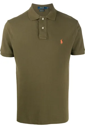 Ralph Lauren Playera tipo polo con logo bordado
