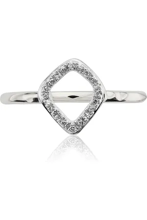Monica Vinader Anillo Riva Kite con diamantes