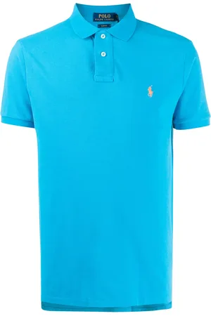 Ralph Lauren Playera tipo polo con logo bordado