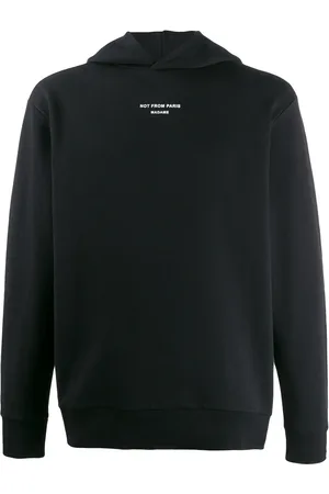 Drôle de Monsieur Sudadera con capucha y estampado de eslogan