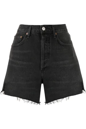 AGOLDE Shorts de mezclilla deshilachados