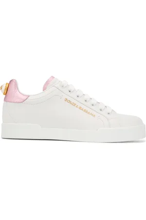 Dolce & Gabbana Portofino faux-pearl sneakers