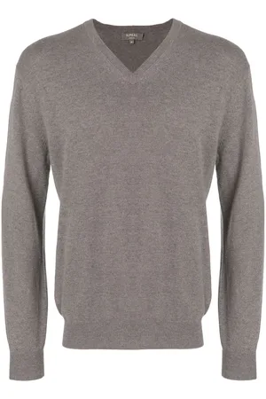 N.PEAL Burlington V-neck 1ply sweater