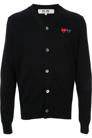 Comme des Garçons Cárdigan con logo bordado