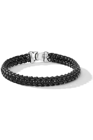 David Yurman Pulsera Woven Box Chain en plata de ley de 10mm