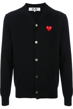 Comme des Garçons Cárdigan con logo bordado