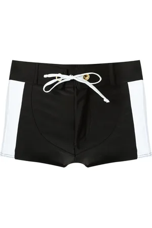 AMIR SLAMA Panelled drawstring trunks