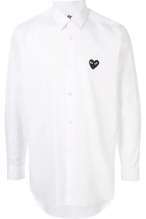 Comme des Garçons Camisa con logo bordado
