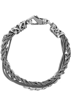 EMANUELE BICOCCHI Pulsera de cadena trenzada