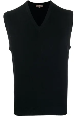 N.PEAL Top de cachemira con cuello en V
