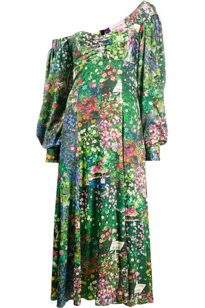 Natasha Zinko Vestido asimétrico con estampado floral