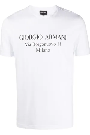 Giorgio Armani Playera con logo estampado