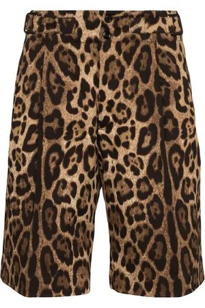 Dolce & Gabbana Bermudas con estampado de leopardo