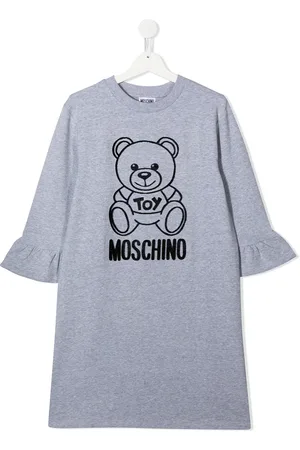 Moschino Vestido manga larga con diseño texturizado