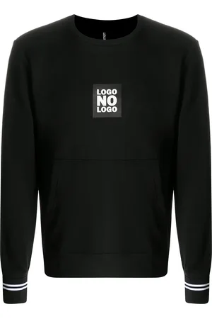Neil Barrett Sudadera con parche de eslogan