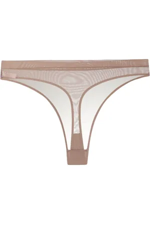 MAISON CLOSE Tanga de malla