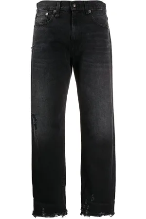 R13 Jeans capri con bolsillos