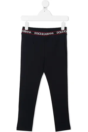Dolce & Gabbana Pantalones con logo en la pretina