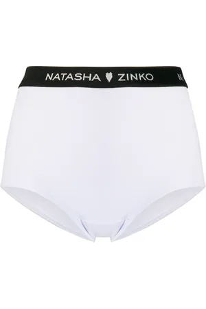 Natasha Zinko Ropa interior con logo en la pretina