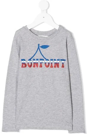 BONPOINT Playera con logo y glitter