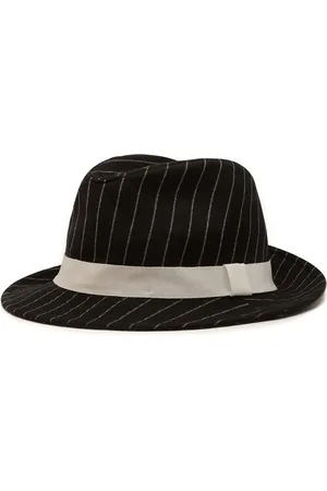 Dolce & Gabbana Sombrero fedora a rayas diplomáticas