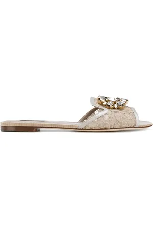 Dolce & Gabbana Sandalias planas Bianca