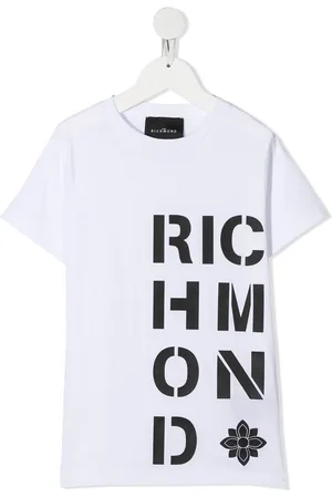 John Richmond Playera con logo estampado