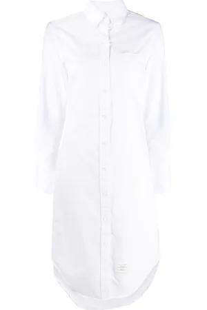 Thom Browne Vestido camisero por la rodilla