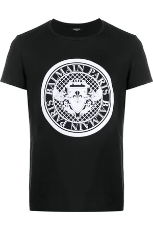 Balmain Playera con estampado de moneda