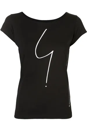AGNÈS B. Playera con estampado de garabato