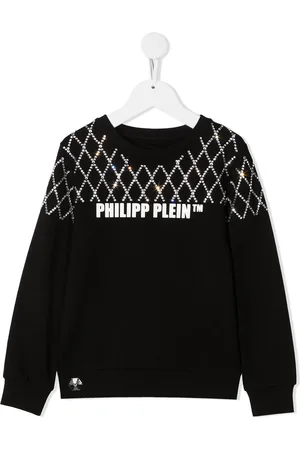 Philipp Plein Sudadera con detalle de strass