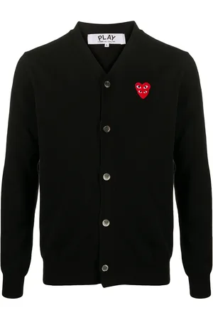 Comme des Garçons Cárdigan con botones y logo