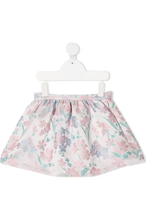 HUCKLEBONES LONDON Minifalda con motivo floral en jacquard
