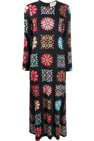 La DoubleJ Vestido midi estampado